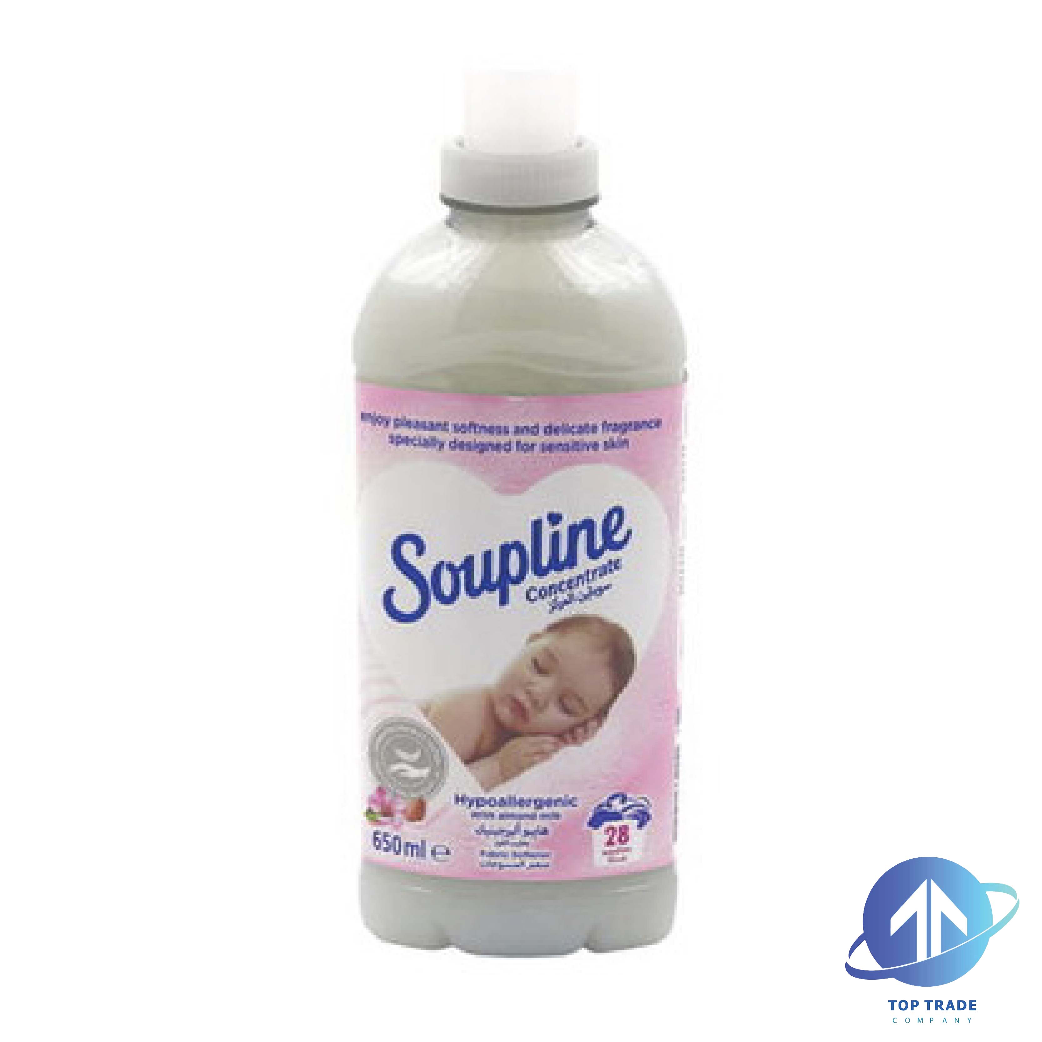 Soupline softener 650ml/28sc Hypoallergenic concentrated